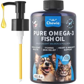 Fish Oil for Dogs 8 oz Dog Fish Oil Skin Coat Dog Supplement